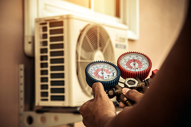 Professional Hvac Installation technician working in Pease, MN